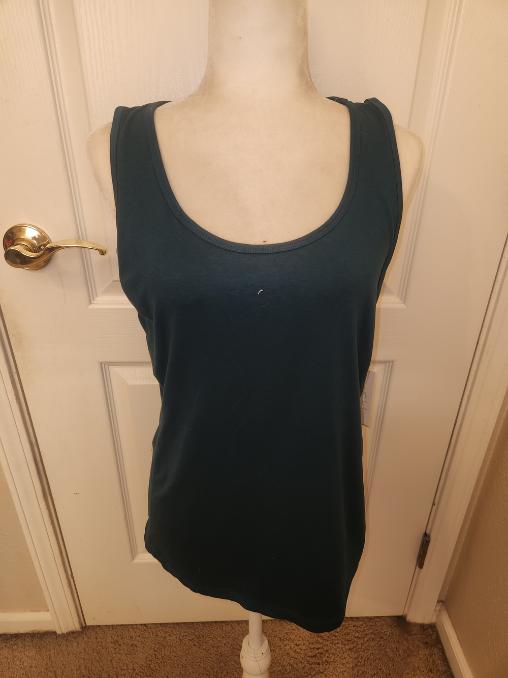 Old Navy Women's Dark Teal Scoop Neck Muscle Tank